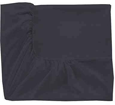 Essix Home Collection essix Royal Line prześcieradło z gumką,-bawełna perkalu, łupek, 80x200 cm 3359100173570