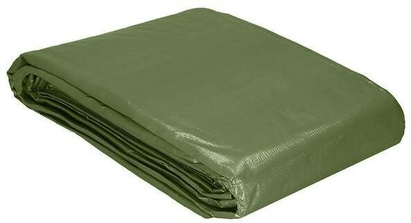 Springos Plandeka 3x4m 120g/m2 gruba płachta ochronna zielona GA2134