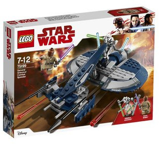 LEGO Star Wars, klocki Ścigacz bojowy generała Grievousa, 75199