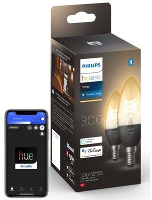 Philips HUE Inteligentna żarówka LED HUE 212718 4.5W E14 Bluetooth 2 szt.)
