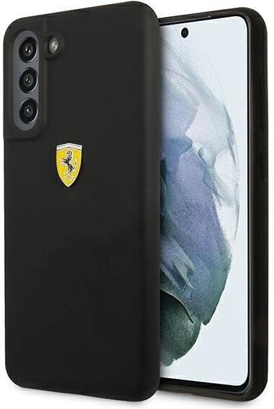 Ferrari Hardcase FESSIHCS21FBK S21 FE G990 czarny/black Silicone hurtel-91979-0
