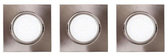 Eko-light Zestaw oczek kwadratowych 3x5W GU10 barwa ciepła 3000K EKZ2697 EKZ2697