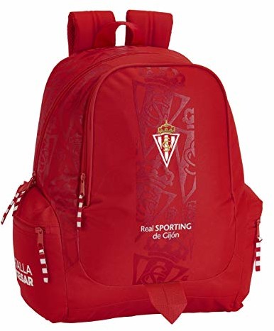 safta Oficjalny plecak młodzieżowy Real Sporting firmy Gijon, 320 x 170 x 430 mm. 611972662