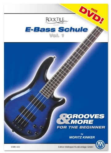 Rocktile rocktile EMB-402 Moritz kinker Grooves & More gitara basowa szkoła dla początkujących w zestawie DVD EMB-402