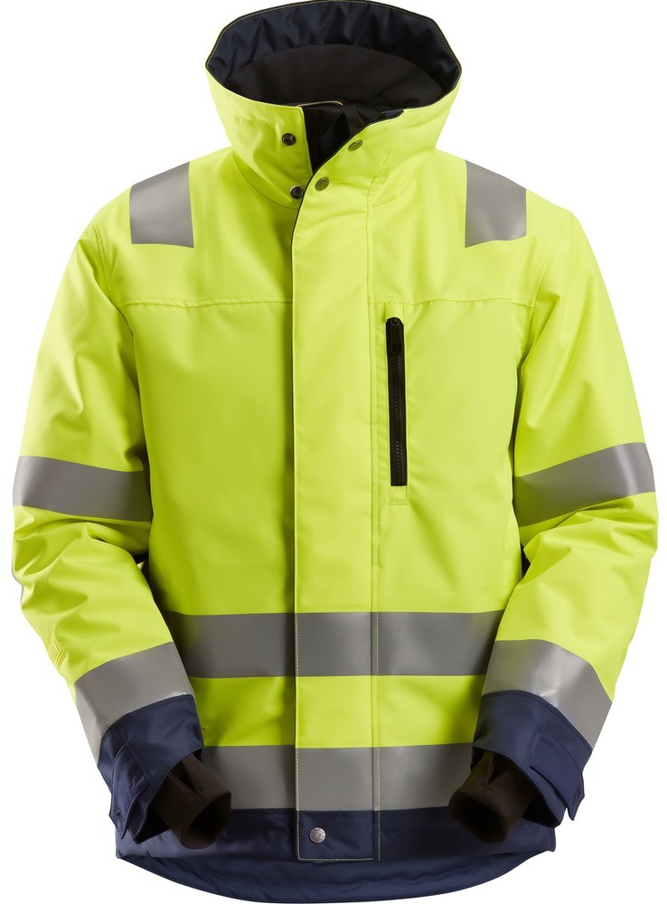 Snickers Workwear Kurtka odblaskowa Snickers AllroundWork EN 20471/3 żółto-granatowa, rozmiar M 11306695005