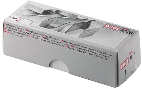 Novus staple na urządzenia biurowe o długości ramion 6 MM 040-0160