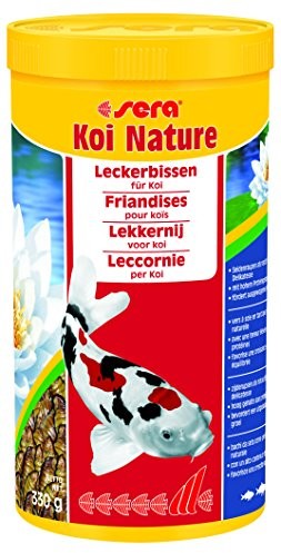Sera 07145 koi Nature 1000 ML naturalne smakołyki jedwabiu gąsienice do koi od 15 °C 7145