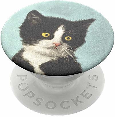 PopSockets PopSockets PopGrip - Rozkładany uchwyt i podstawka do telefonów oraz tabletów z wymiennymi krążkami PopTops - Ralphie 800374