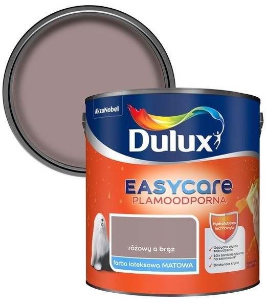 Dulux Farba EasyCare różowy a brąz 2 5 l 5319803