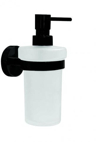 Bemeta DARK Dozownik do mydła 250 ml czarny mat 104109010 104109010