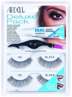 Ardell Zestaw do mocowania rzęs - Ardell Eyelash 105 Deluxe Kit Black Zestaw do mocowania rzęs - Ardell Eyelash 105 Deluxe Kit Black