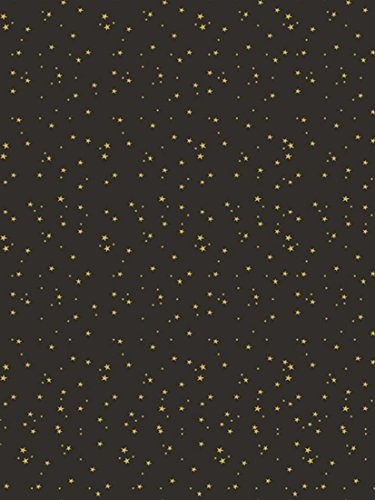 Decopatch 20 kartek papier nr 778, metallic gwiazdy Czarny złoty fda778c