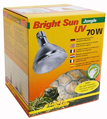 Lucky Reptile Bright Sun UV Jungle, lampa metalowa do oprawy E27 z promieniowaniem UVA i UVB
