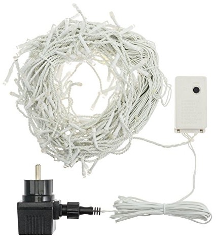 LuminalPark stalattite 30,08 x 0,6 m, 720 LED, CAVO Bianco, con Memory Controller LEDT720IVD