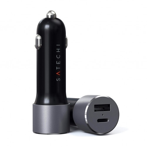 SATECHI SATECHI 72W Type-C PD Car Charger Adapter | Space Gray ST-TCPDCCM