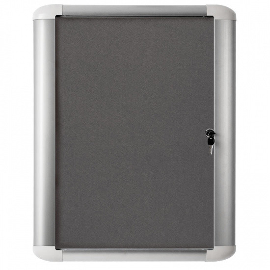 Bi-Office Gablota tekstylna wewnętrzna MASTER, szara, 816x688 mm VT620103750