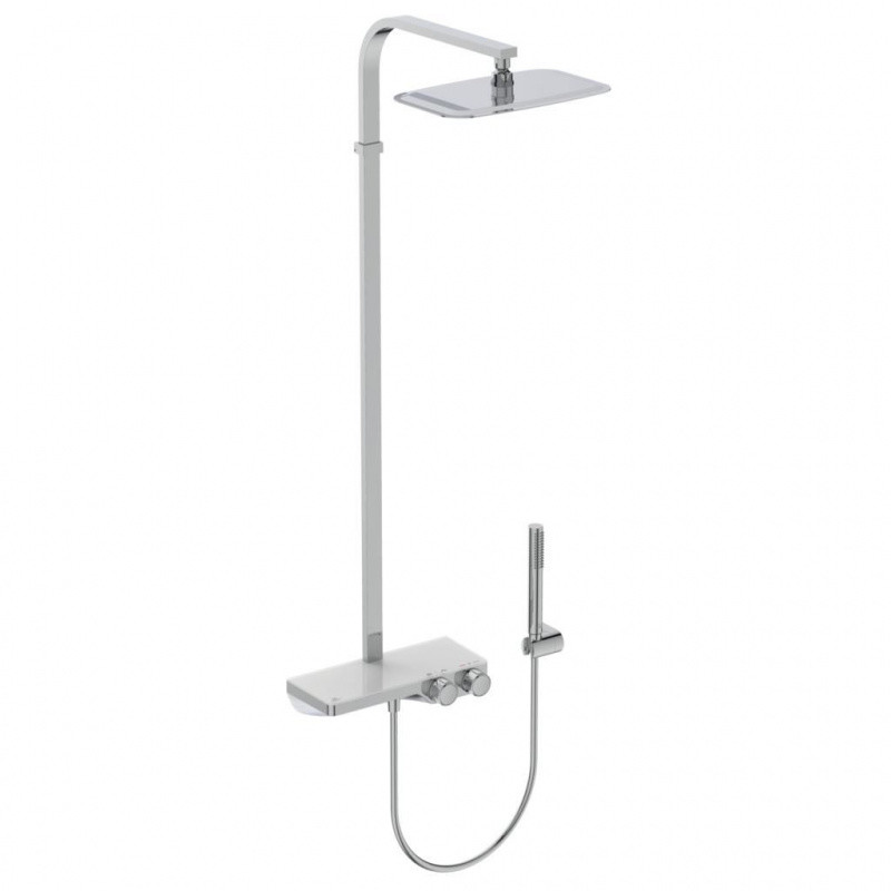 Ideal Standard Ceratherm S200 Zestaw prysznicowy termostatyczny ścienny z deszczownicą chrom A7332AA