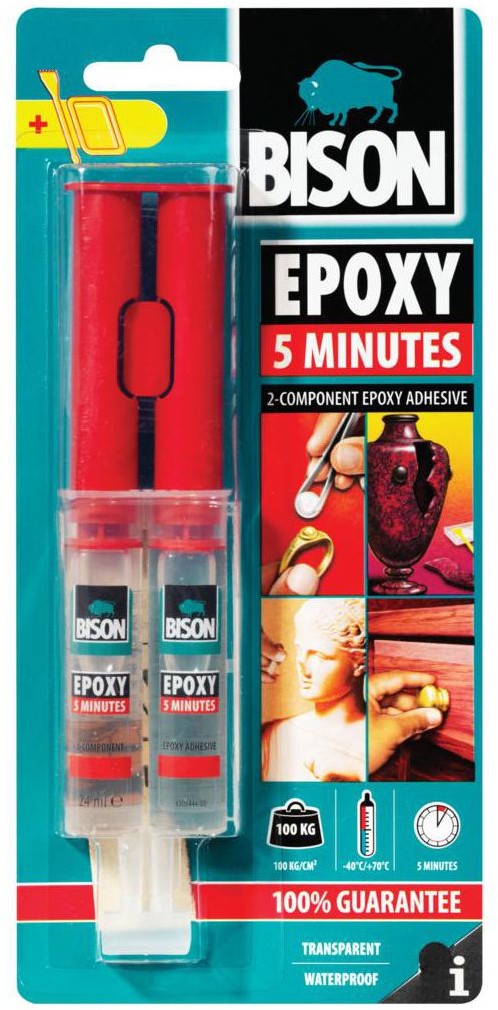 Tytan reperacyjny dwuskładnikowy EPOXY 5 MIN BISON