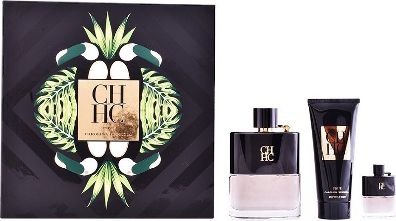 Carolina Herrera CH Men Prive balsam po goleniu 100ml + miniaturka 7ml + woda toaletowa 100ml