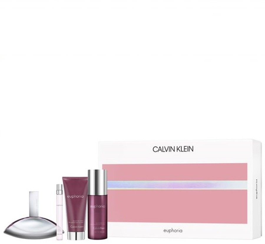 Calvin Klein Euphoria EDP 100 ml + EDP 10 ml + balsam 100 ml + mgiełka do ciała 150 ml