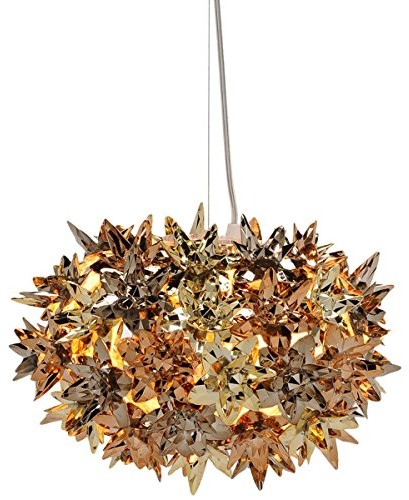 Kartell Bloom lampa wisząca Bloom S2  mały, złota próby /brąz/miedź 09263XR