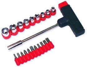 Besttool UCHWYT 'T' Z KOŃCÓWKAMI I NASADKAMI 21 EL 701210