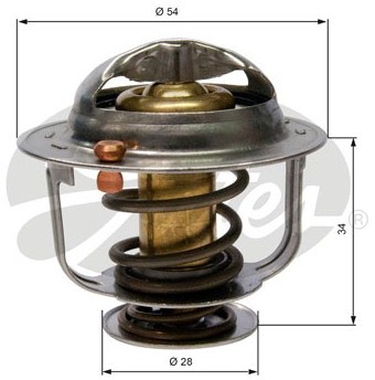 GATES Termostat, żrodek chłodzący TH31788G1