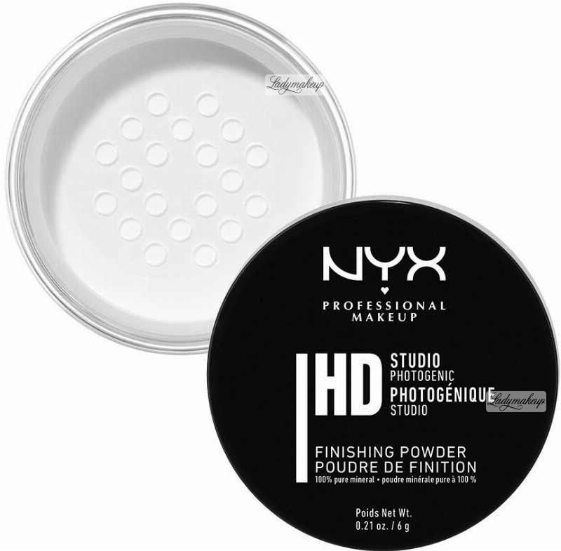 NYX professional makeup Professional Makeup - HD STUDIO FINISHING POWDER - Transparentny sypki puder HD