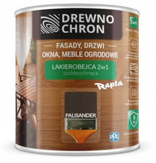 Drewnochron 2w1 Lakierobejca Palisander 2,5L