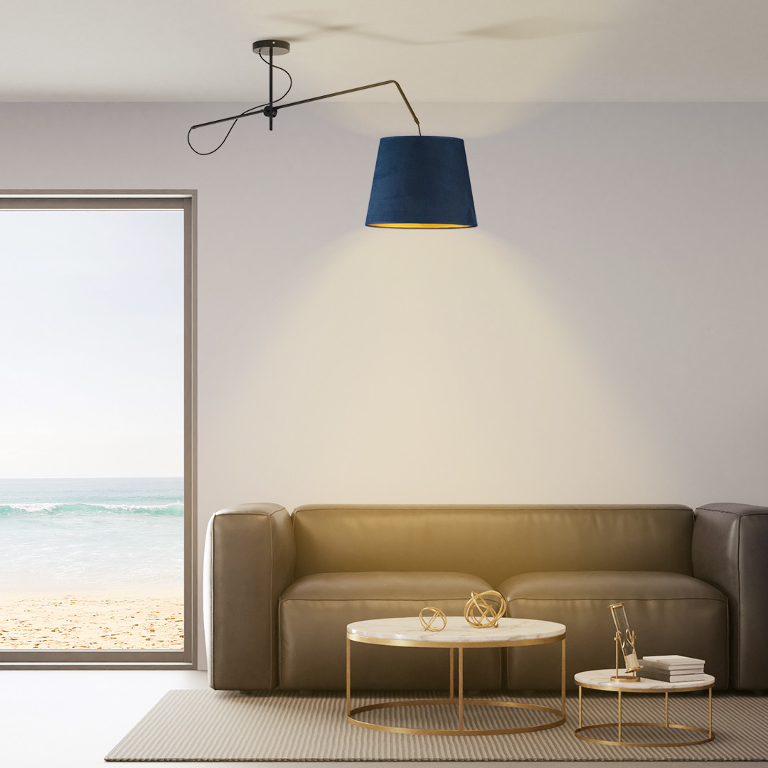 LYSNE Nowoczesny żyrandol pokojowy OVIEDO VELUR 400010V/1