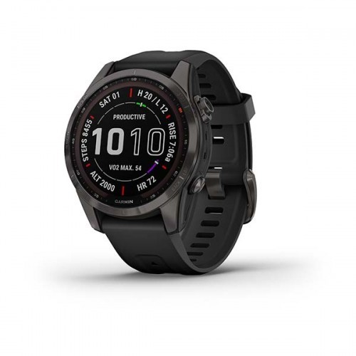 Garmin Fenix 7S Sapphire Solar DLC 010-02539-25 Czarny