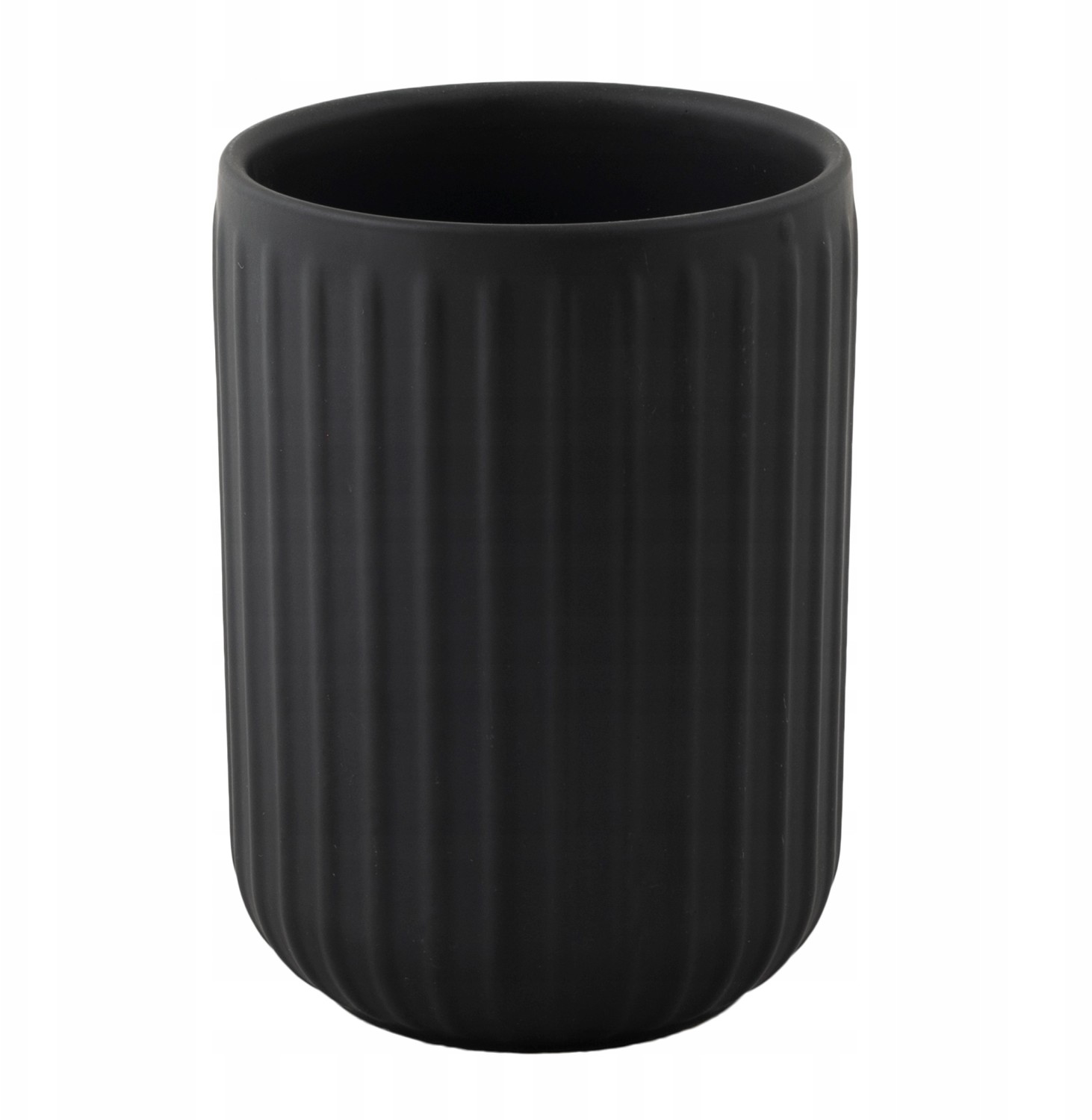 Kubek łazienkowy Ceramiczny czarny wys. 11cm