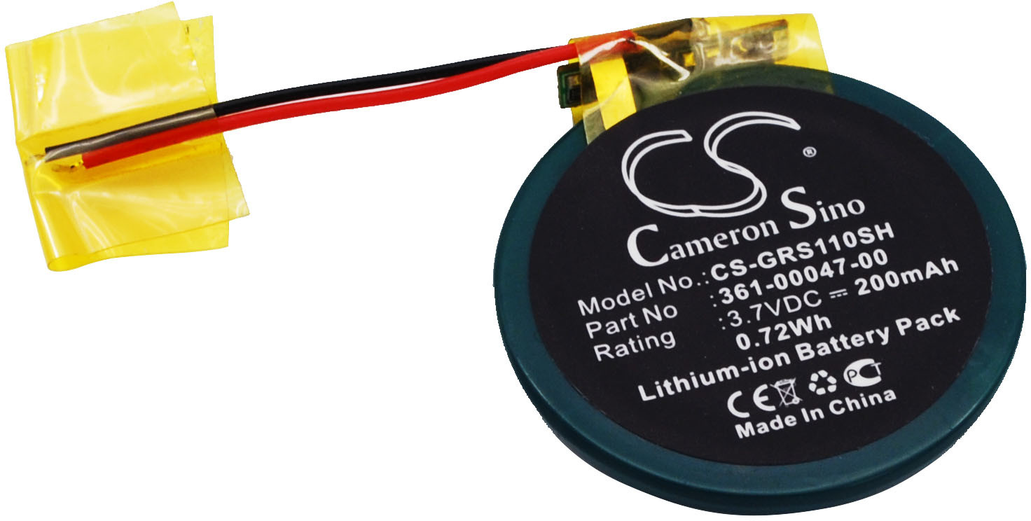 Cameron Sino GARMIN Forerunner S1 361-00047-00 200mAh 0.74Wh Li-Ion 3.7V ) CS-GRS110SH