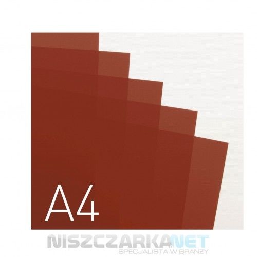 Opus Przezroczysta okładka miękka - O.CLEAR STANDARD - 297 x 210 mm (A4) - 100 arkuszy - przezroczysty brązowy