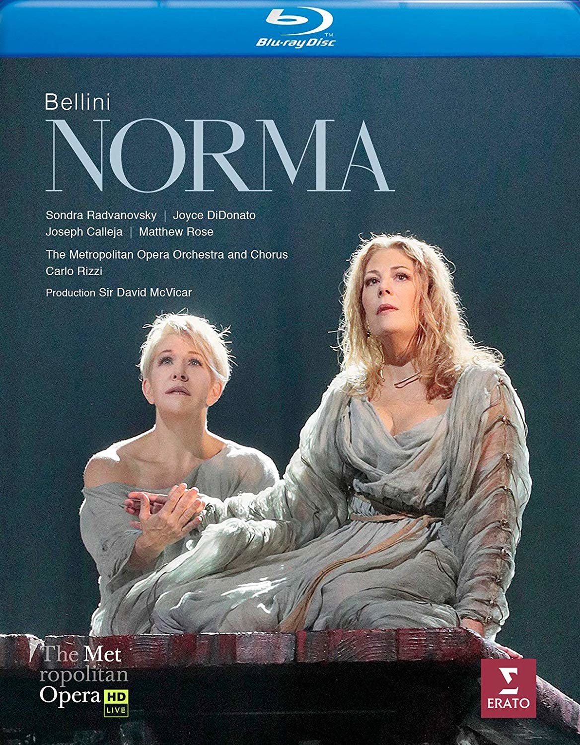 Metropolitan Opera House Orchestra Bellini Norma Met Live Recording) Blu-ray)