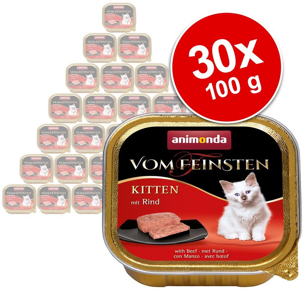 Animonda vom Feinsten Kitten 6 x 100 g Z wołowiną