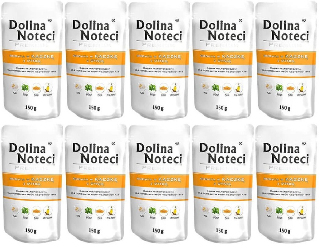 Dolina Noteci Premium Bogata w Kaczkę z Dynią 10x150g