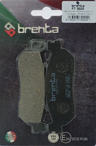 Brenta Brenta Klocki hamulcowe organiczne do motocykli MBK, Yamaha 105 Crypton, TW125, YP R 125 x-max FT 3022