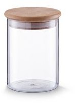 Zeller Szklany pojemnik z bambusową pokrywką 750 ml 19975