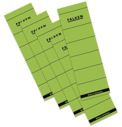 Falken papieru etykiet grzbietowych, zielony szeroki 11286812