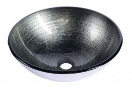 Sapho DAMAR umywalka szklana, średnica 42 cm 2501-20