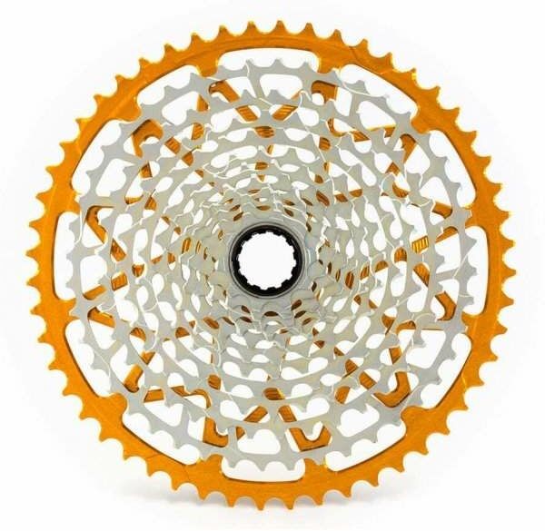 Sram Garbaruk Kaseta rowerowa garbaruk 12-speed xd 10-52t srebrny pomarańczowy