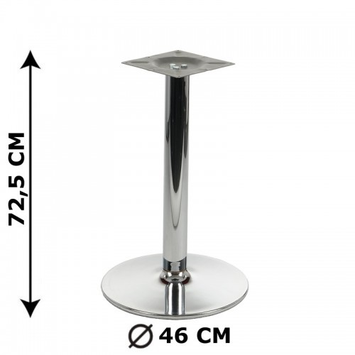 STEMA - NY Podstawa stolika NY-B005, chromowana, śr. Podstawy fi 46 cm (stelaż stolika, stołu) NY-B005/46