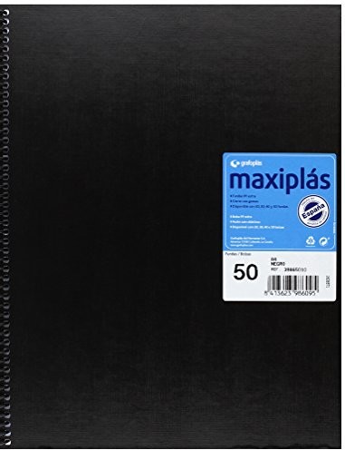 Grafoplas Teczka na grafo Plas  z 50 koszulek, A4, okładki, czarny A4 39865010