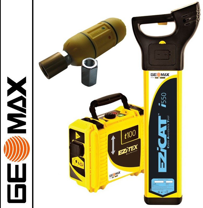 GeoMax Zestaw EZiCAT i550 + EZiTEX t100 + sonda