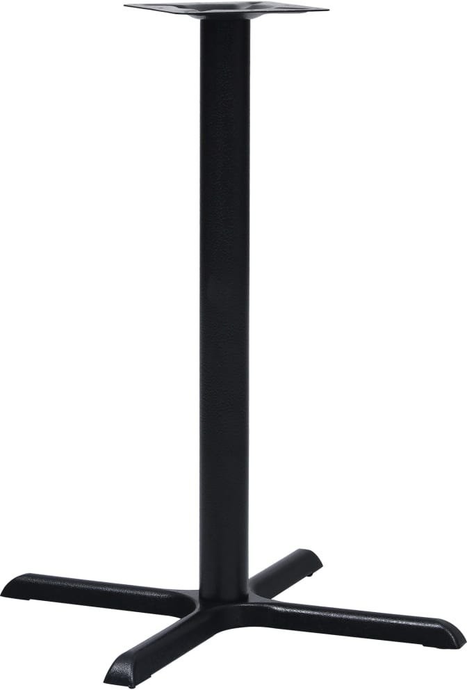 vidaXL Lumarko Noga do stolika bistro, czarna, 76x76x107 cm, żeliwo 325432