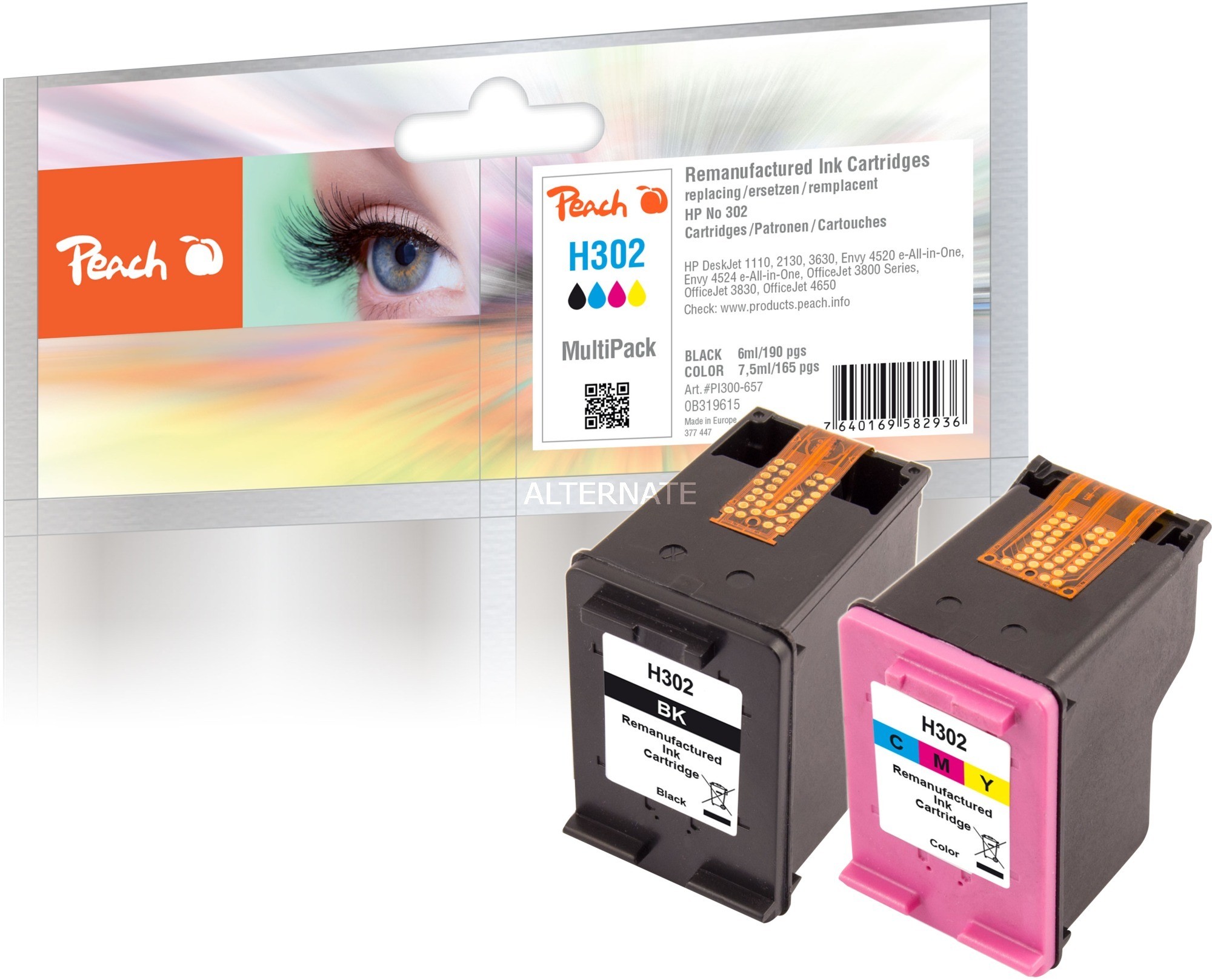 Peach PI300-657 PagePack Czarny, Błękitny, Purpurowy, Żółty, Atrament