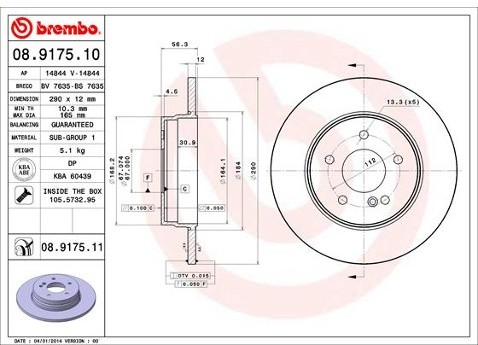 BREMBO 08.9175.11