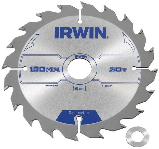 IRWIN Tarcza do pilarki tarczowej 130MM/20T/20(16) 130 mm zęby: 20 szt.