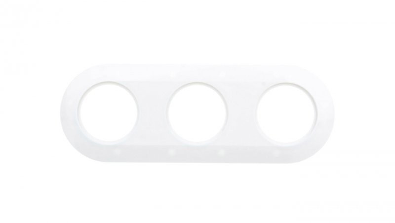 Hager polo 1930 Ramka potrójna biała 138139 138139